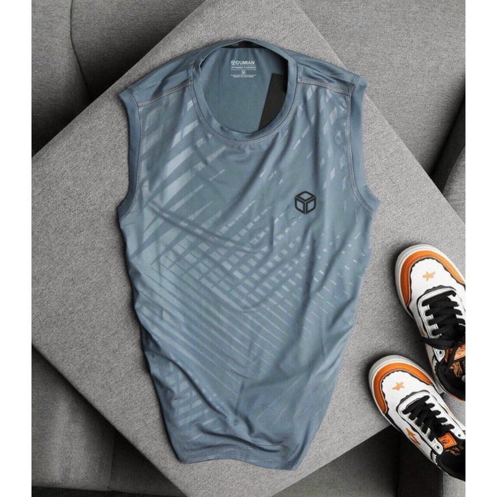 Áo ba lỗ thể thao nam ⚡ CAO CẤP ⚡ Áo sát nách thể thao nam ép logo, chất liệu thun lạnh dệt kim thoáng khí, co giãn tốt