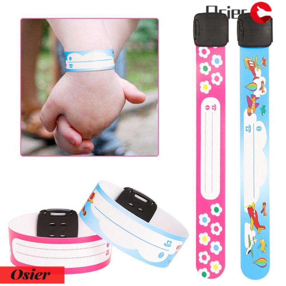 Set 1 / 8 / 12 Dây Đeo Cổ Tay Chống Thất Lạc An Toàn Cho Bé Khi Đi Du Lịch