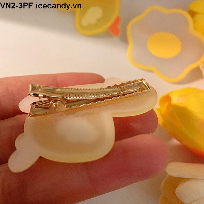 🥟ice🥟Kẹp Tóc Hình Chú Vịt Vàng Nhỏ Nhắn Dễ Thương Cho Bé Gái