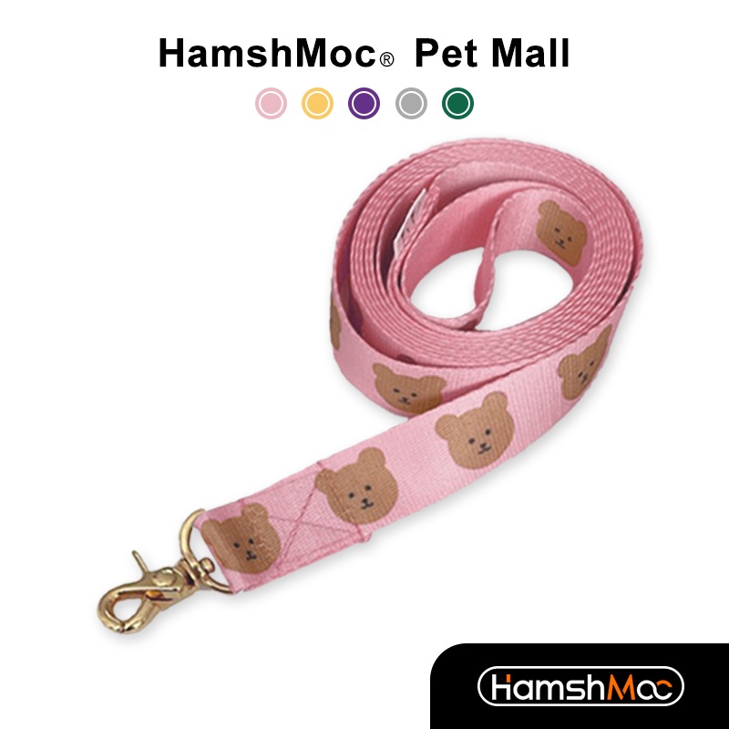 HamshMoc Dây Dắt Thú Cưng Đi Dạo Bằng Nylon Có Móc Mềm Gọn Nhẹ Bền Bỉ