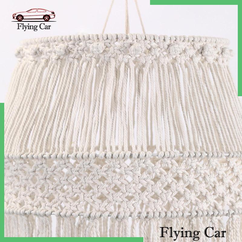 Vỏ Bọc Bóng Đèn Macrame Phong Cách Bohemian Dành Cho Trang Trí Nhà Cửa / Tiệc Cưới 2