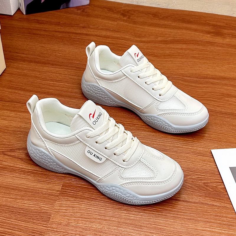 🔥 Giày 🔥 thể thao nữ có đế dày thoáng khí thoải mái mùa hè thời trang giày trắng nhỏ