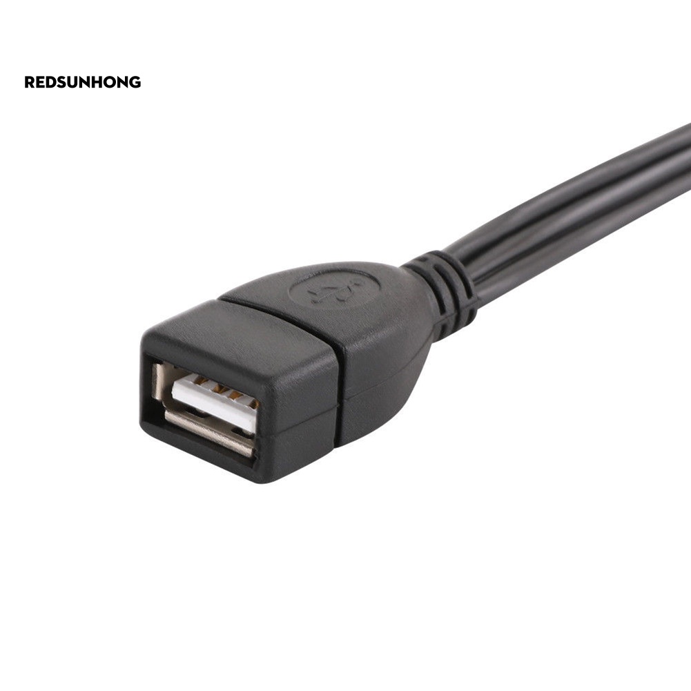 Dây Cáp Âm Thanh Chuyển Đổi USB 2.0 A Female Sang 3 RCA Male Cho PC TV