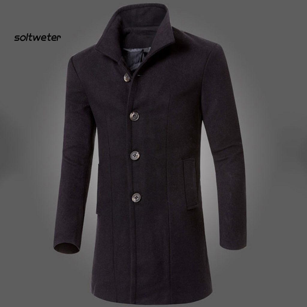 Áo Khoác Gió Giữ Ấm Dáng Dài Thời Trang Thu Đông Cho Nam