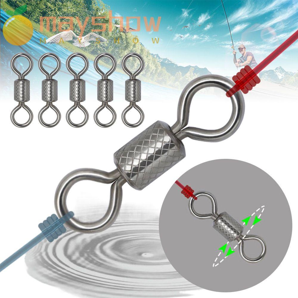 Móc Nối Xoay Câu Cá Bằng Thép Không Gỉ Chất Lượng Cao