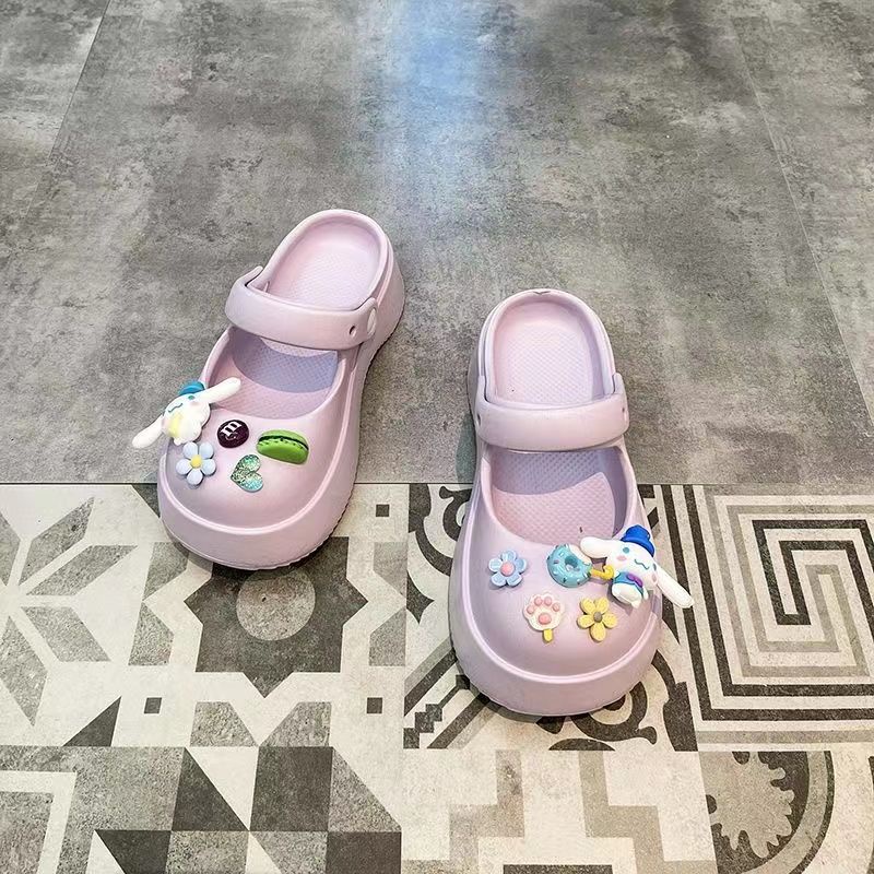 Dép Lười Đục Lỗ Họa Tiết Hoạt Hình Dễ Thương Thời Trang 2023 AA4328 Cho Nữ