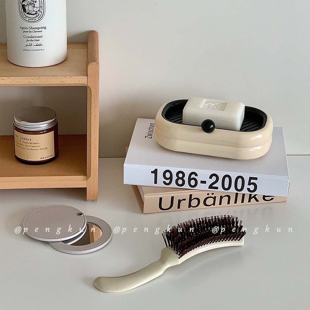 Khay Đựng Xà Phòng Hai Tầng Gắn Tường Không Cần Khoan Lỗ Tiện Dụng Cho Nhà Tắm / Nhà Vệ Sinh