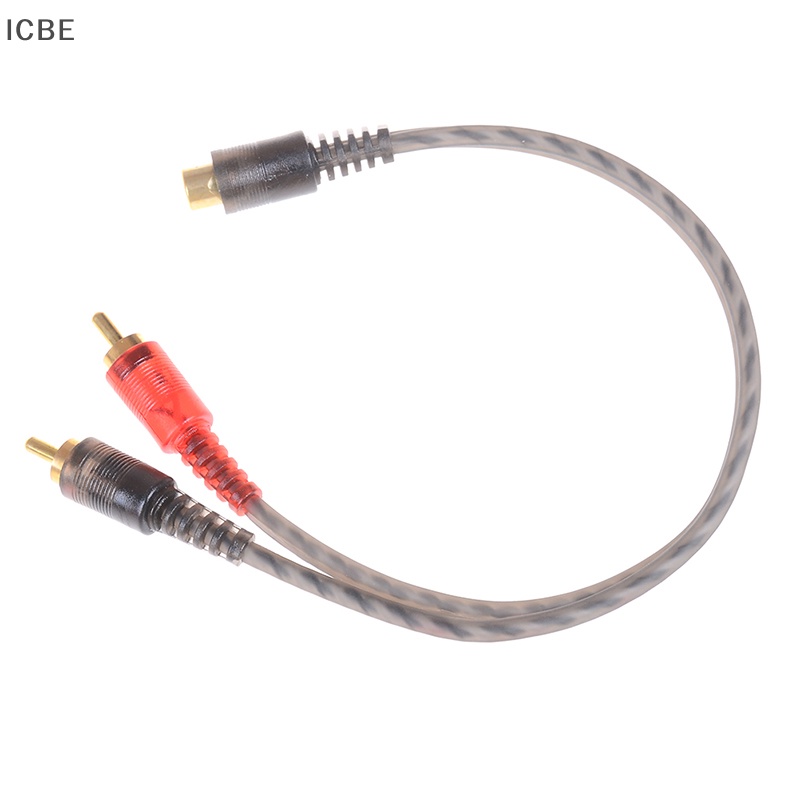 Cáp Chuyển Đổi Âm Thanh IC 1RCA female Sang 2RCA male Y Cho Xe Hơi