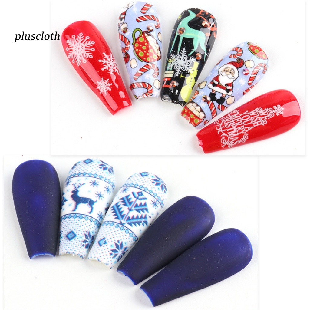 Miếng Dán Trang Trí Móng Tay Chủ Đề Giáng Sinh