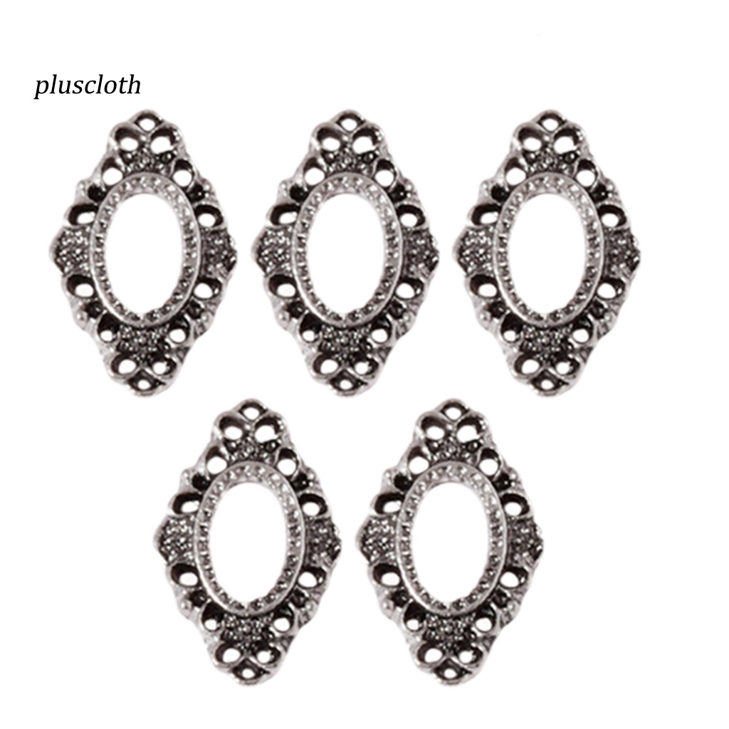 Set 5 Phụ Kiện Trang Trí Móng Tay 3D Bằng Hợp Kim Phong Cách Vintage