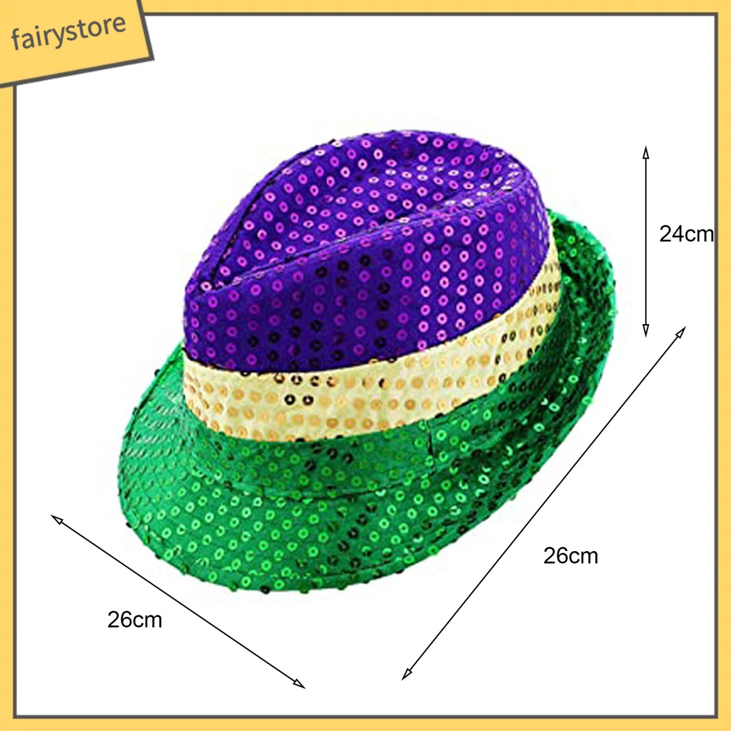 Set 3 Nón + Băng Đô Đính Kim Sa Lấp Lánh Nhiều Màu Sắc Trang Trí Lễ Hội