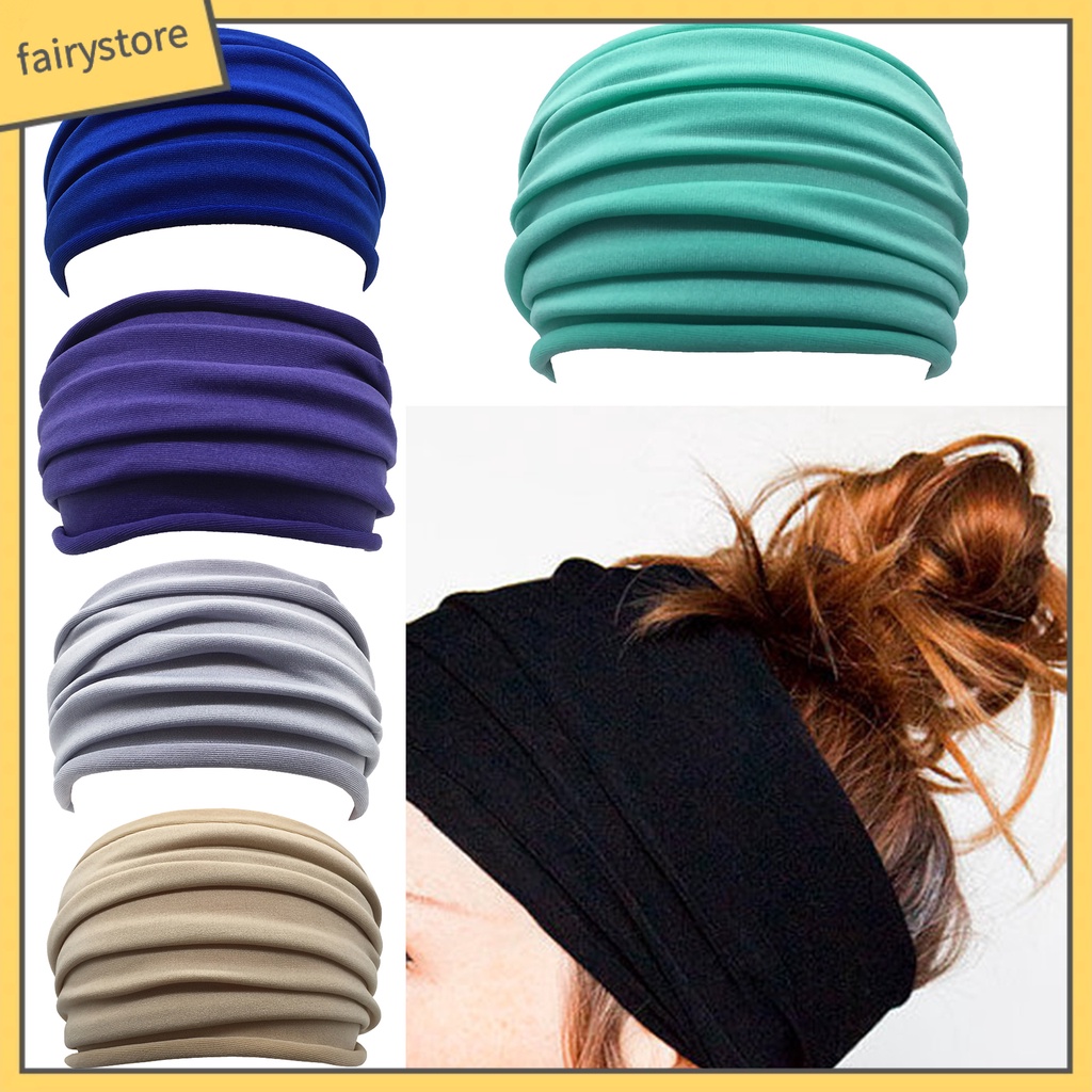 Băng Đô Bản Rộng Co Giãn Chống Trượt Có Thể Gấp Lại Để Tập Yoga