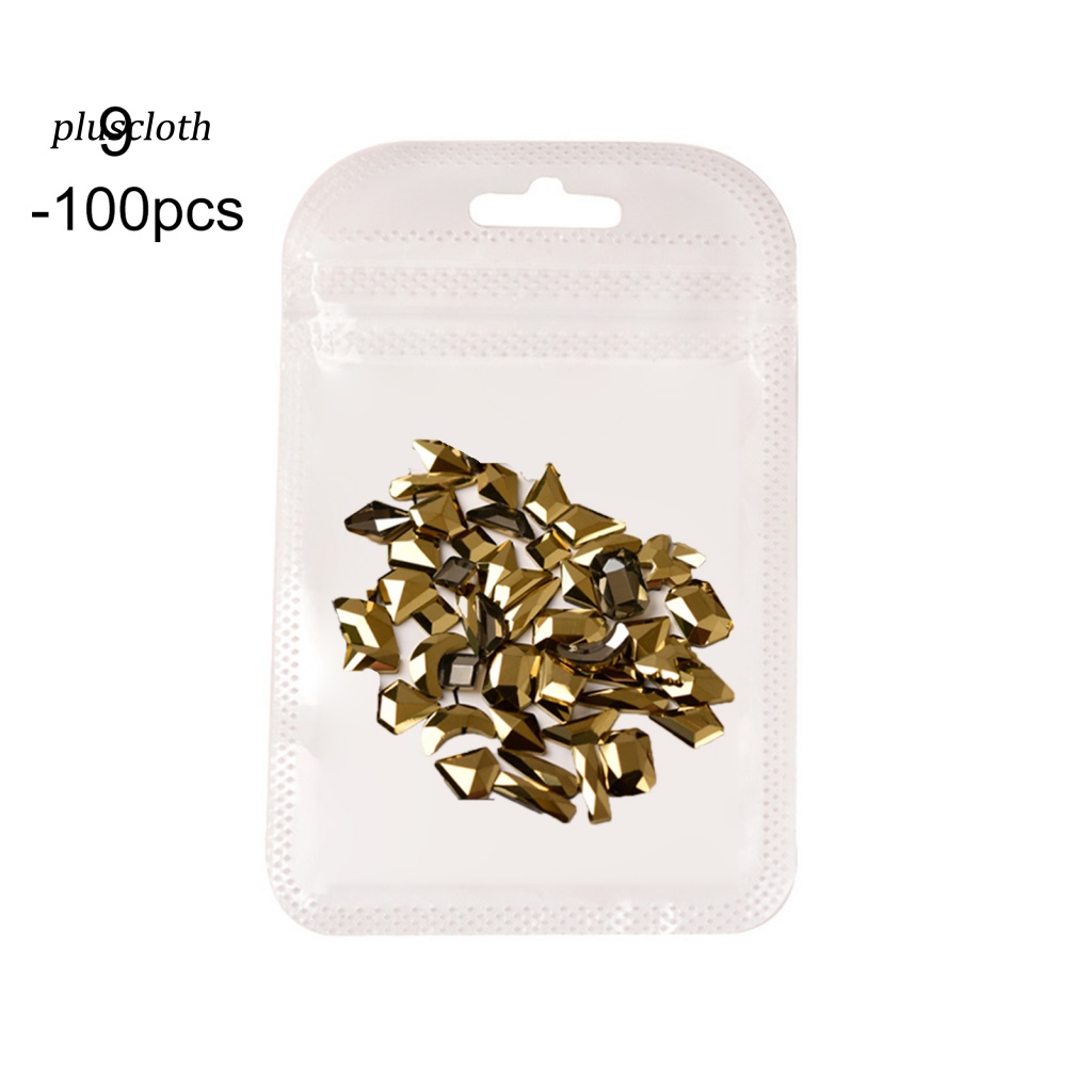 Set 100 Hạt Đá 3D Nhiều Kích Cỡ Trang Trí Móng Nghệ Thuật