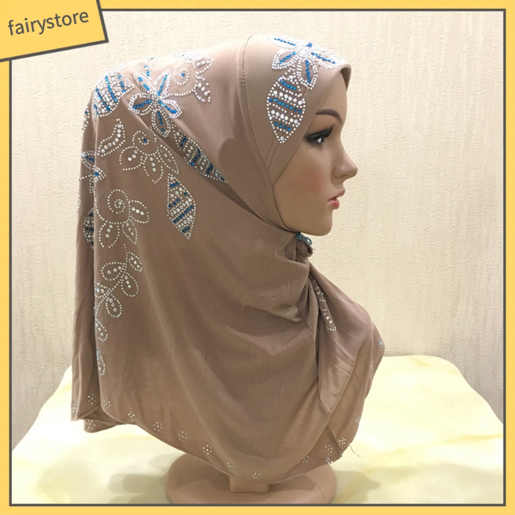 Khăn Choàng Cổ Đính Đá Hai Màu Họa Tiết Chim Công Cho Nữ