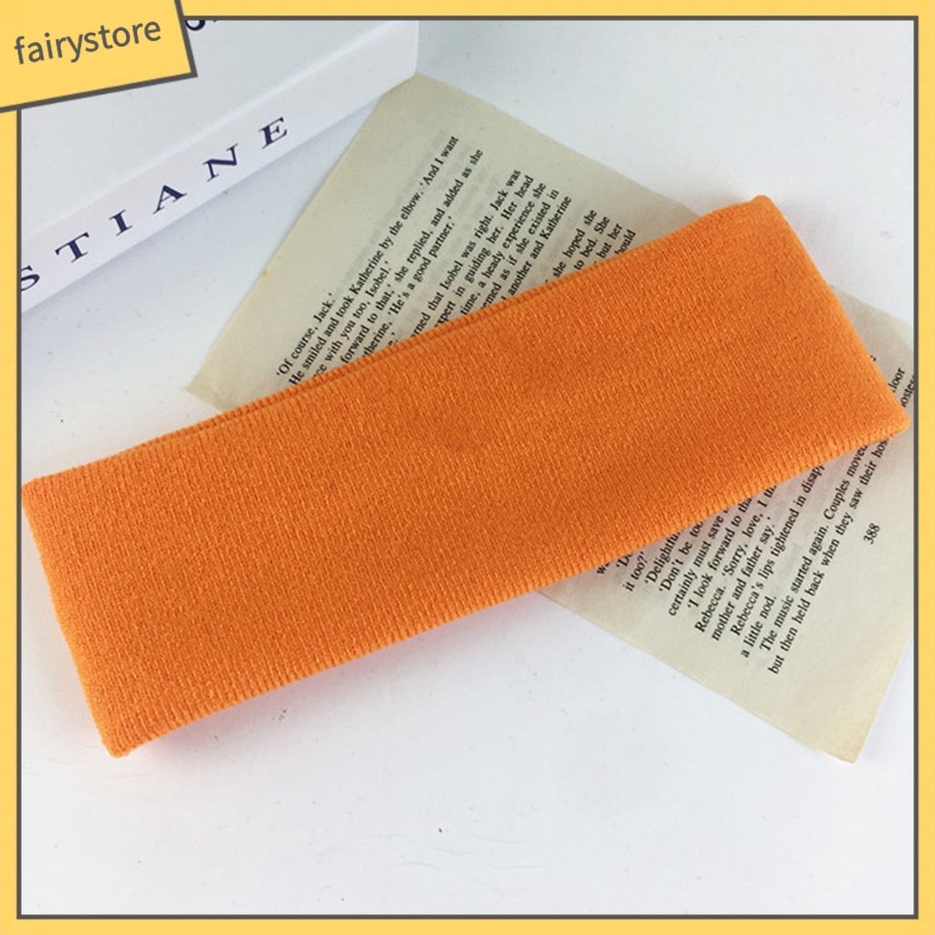 Băng Đô Dệt Kim Unisex Mềm Mại Co Giãn Thoáng Khí Màu Trơn Thời Trang