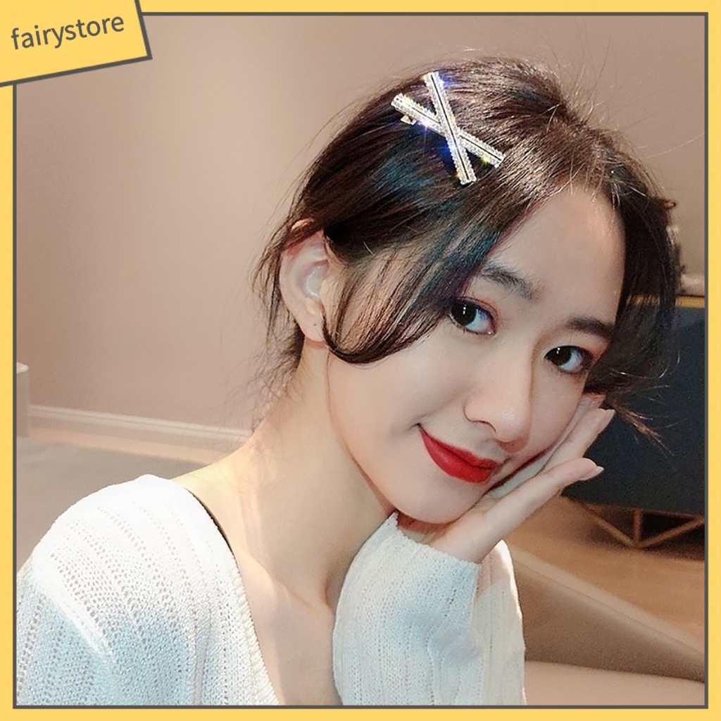 Kẹp Tóc Hình Nơ / Trái Tim Đính Đá / Ngọc Trai Nhân Tạo Thời Trang