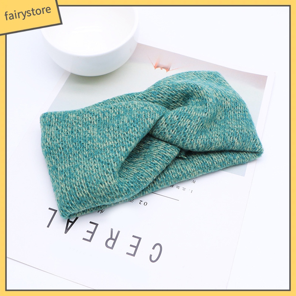 Băng Đô Cài Tóc Màu Trơn Giữ Ấm Tai Cho Nữ