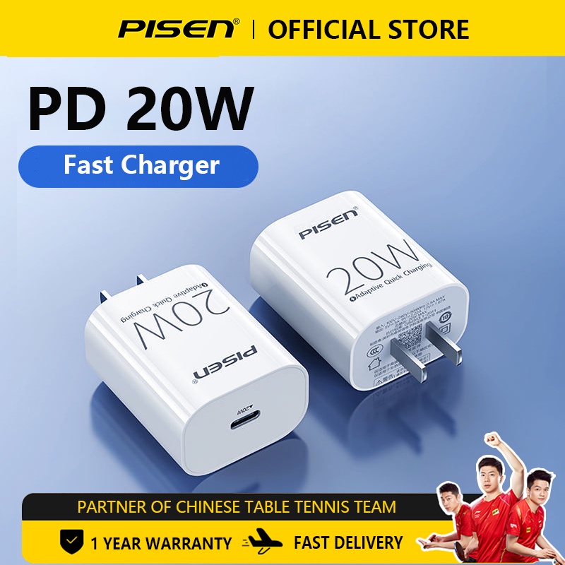 Cáp Sạc Nhanh Pisen 1C 20W USB Type C PD 4.0 QC 3.0 Cho Iphone 14 13 Pro
