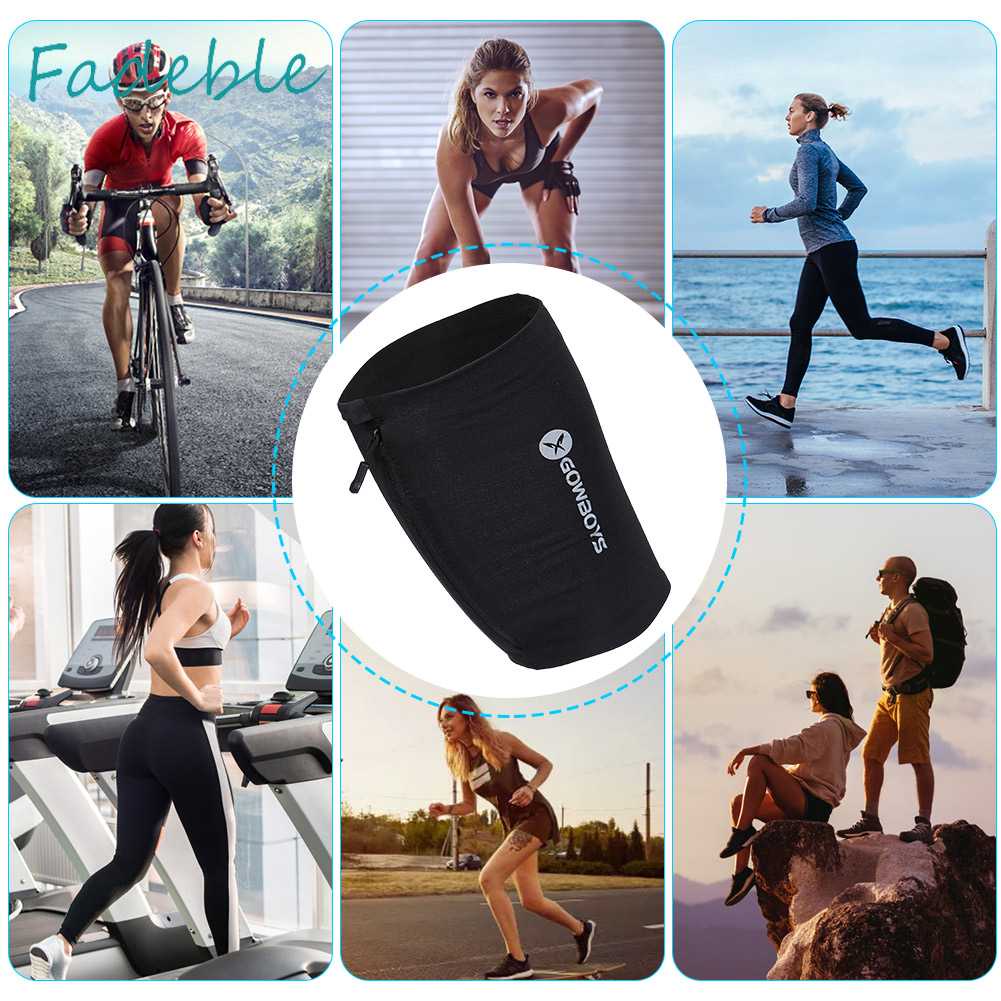 Túi Đựng Điện Thoại Đeo Cánh Tay Co Giãn Chống Trộm Có Thể Điều Chỉnh Dùng Khi Chơi Thể Thao