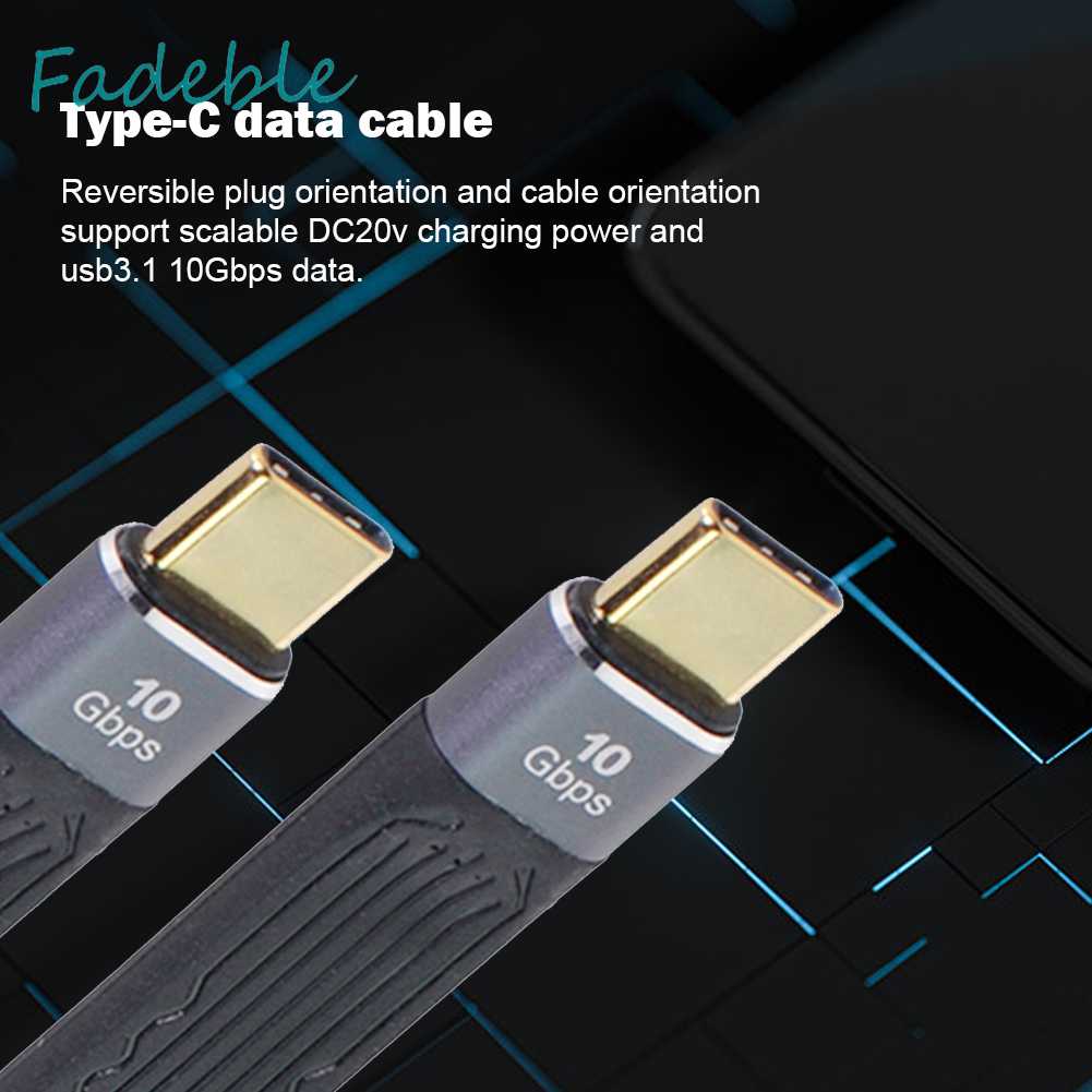 Dây Cáp Chuyển Đổi Dữ Liệu Loại C Đầu Đực Sang Đầu Đực 3.1 Gen2 10G