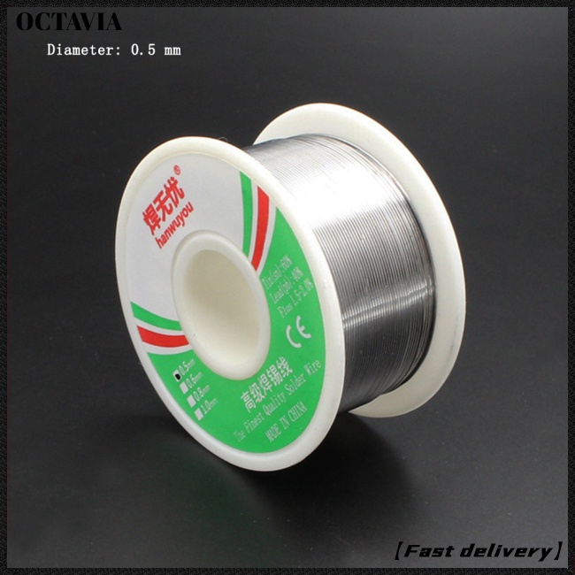 Cuộn Dây Thiếc Rosin Lõi Hàn Điện 0.5 0.6 0.8 1.0 40 / 60 100G