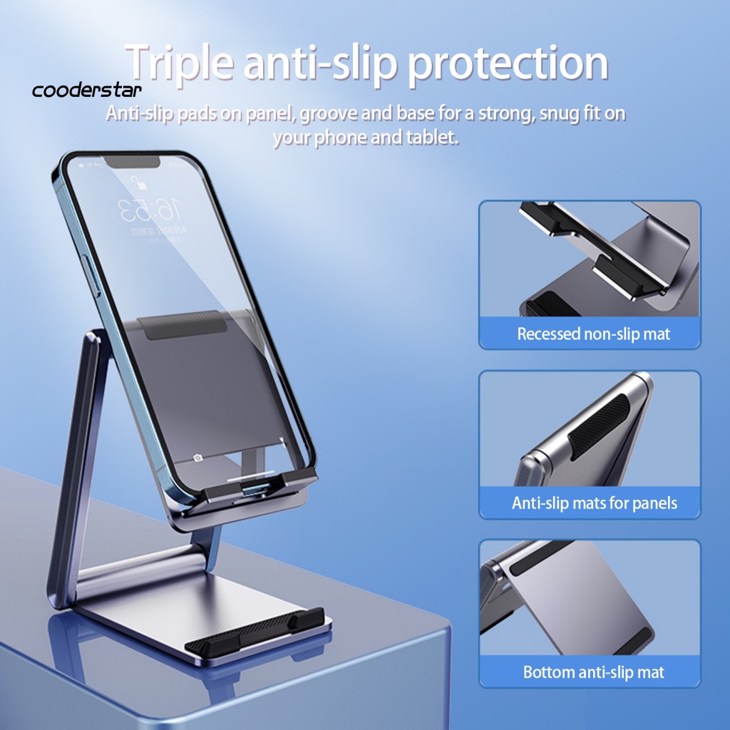 Giá Đỡ Điện Thoại Bằng Hợp Kim Nhôm Có Thể Gập Lại Tiện Dụng