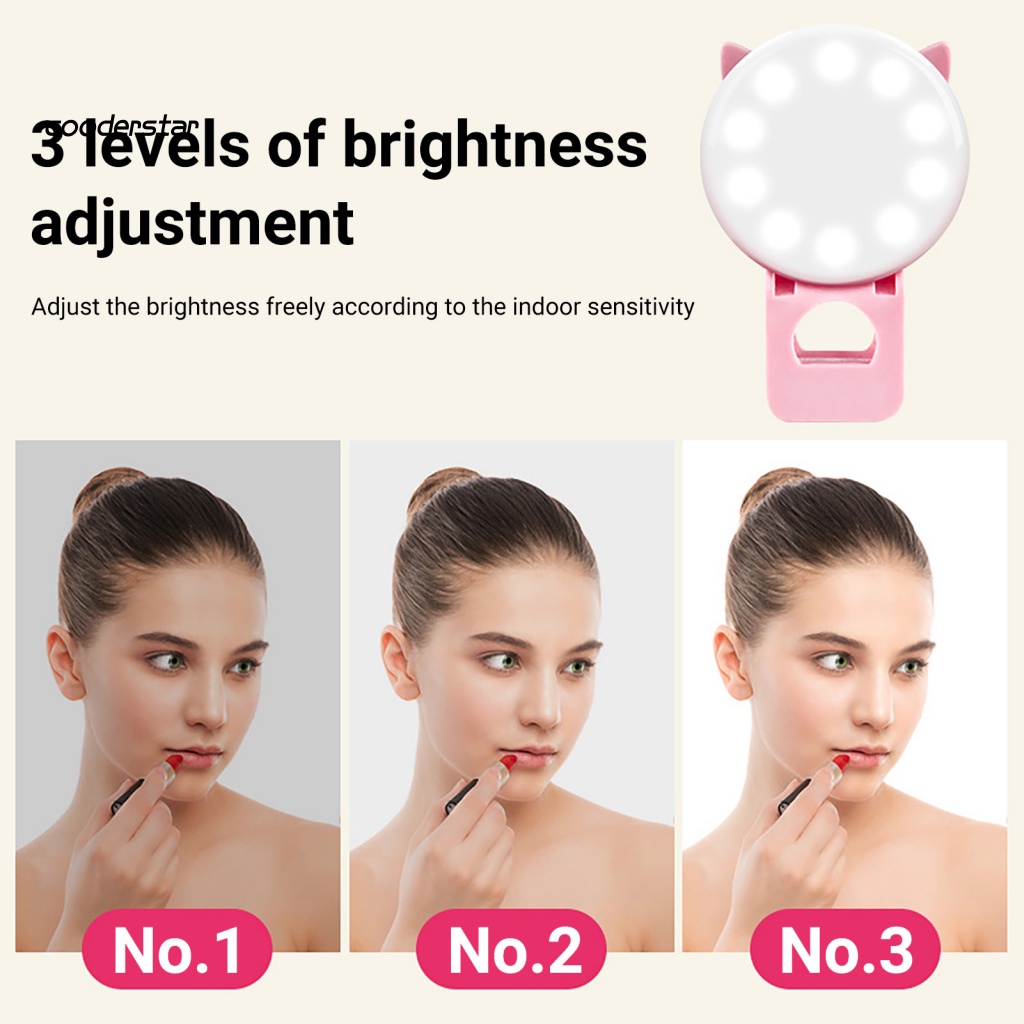 Đèn Chụp Ảnh Dễ Thương Cho Điện Thoại Di Động