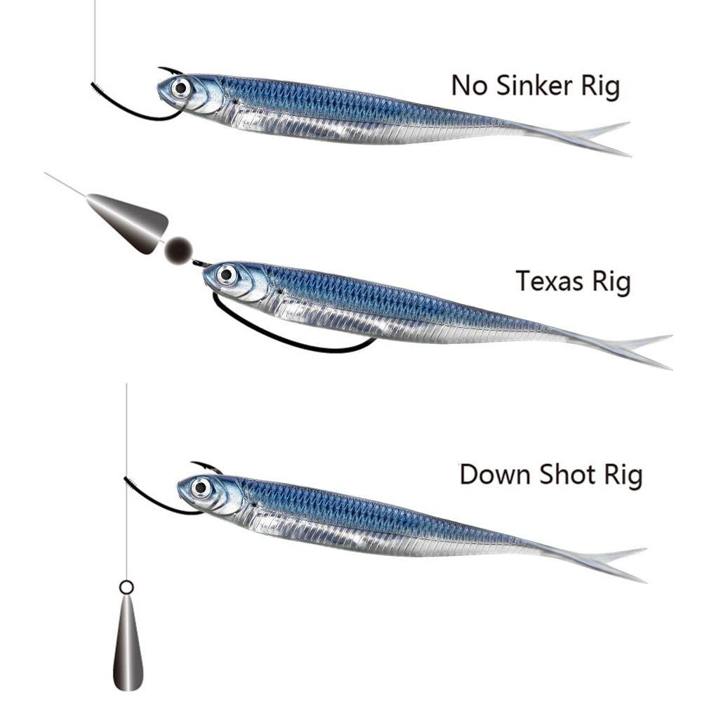 Mồi Câu Cá Nhân Tạo Màu Đen Mềm Mại Chuyên Dụng BERNARDO