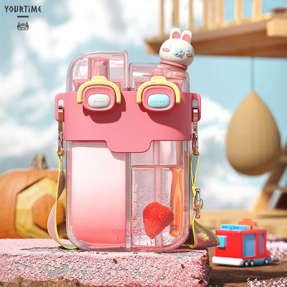 Bình Nước 780ML Hoạt Hình Dễ Thương Cho Bé