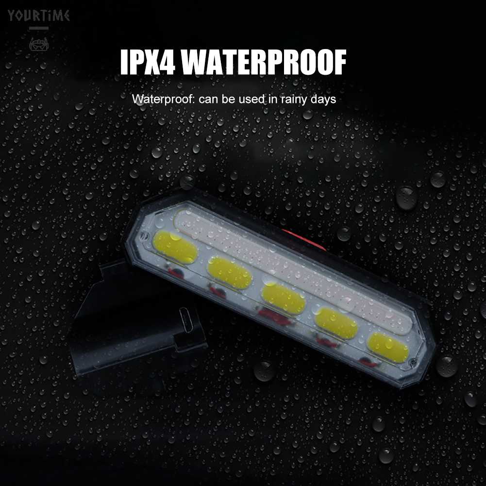 Meroca Đèn LED Gắn Đuôi Xe Đạp Có Thể Sạc Lại Bằng Cổng USB