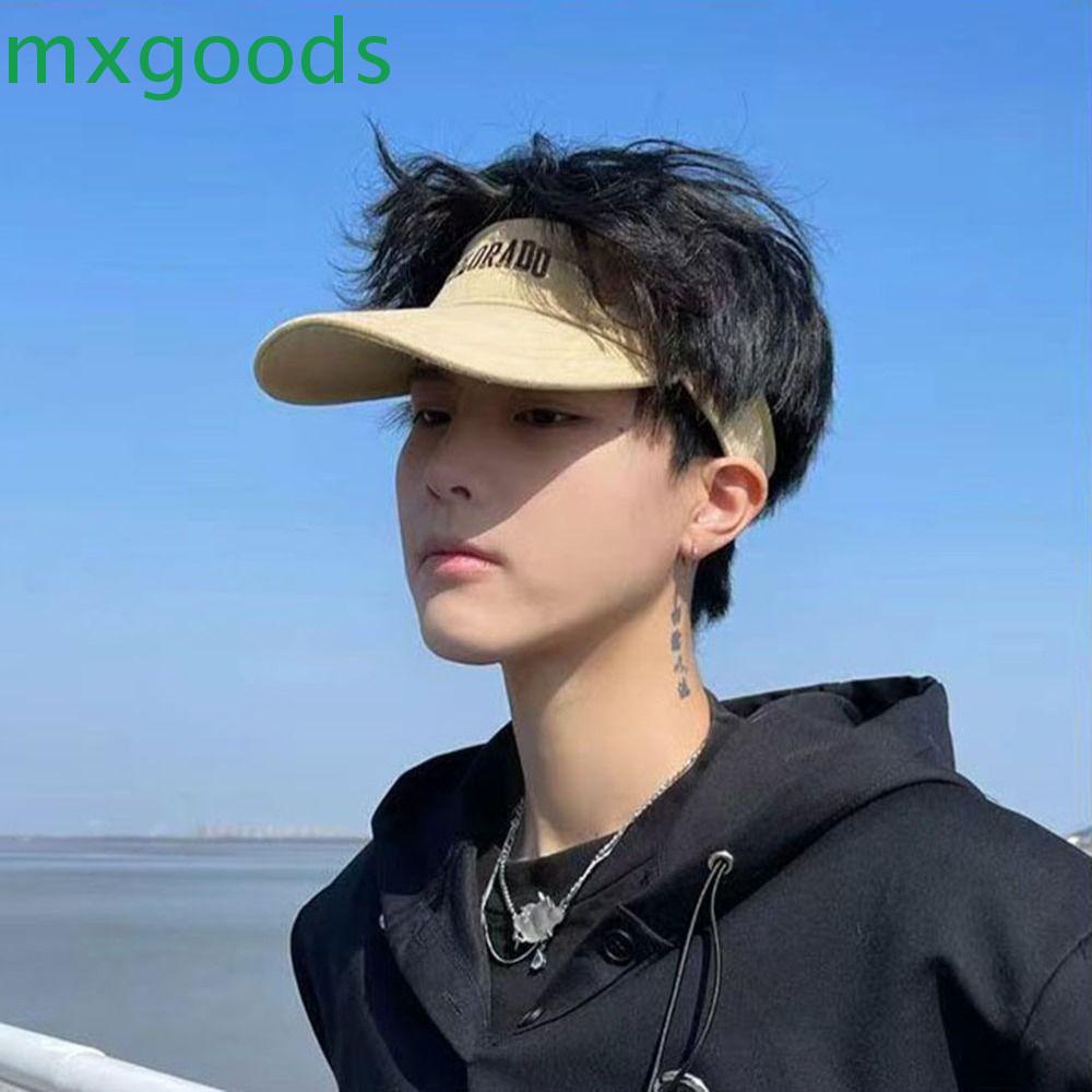 Mũ Lưỡi Trai Hở Chóp Chống Nắng Thoáng Khí In Chữ Thời Trang Cho Nam Và Nữ