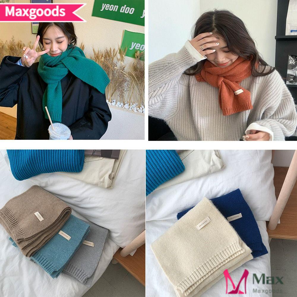 MAXG Khăn Choàng Cổ Giữ Ấm Dày Dặn Chống Gió Thời Trang Mùa Đông Cho Nam Và Nữ