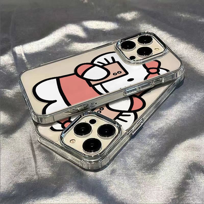 ✅Ốp Điện Thoại Mềm Chống Sốc In Hình Mèo Hoạt Hình Cho Iphone 13 7maxiPhone12plus811 / KT Cat 14pro K4RH