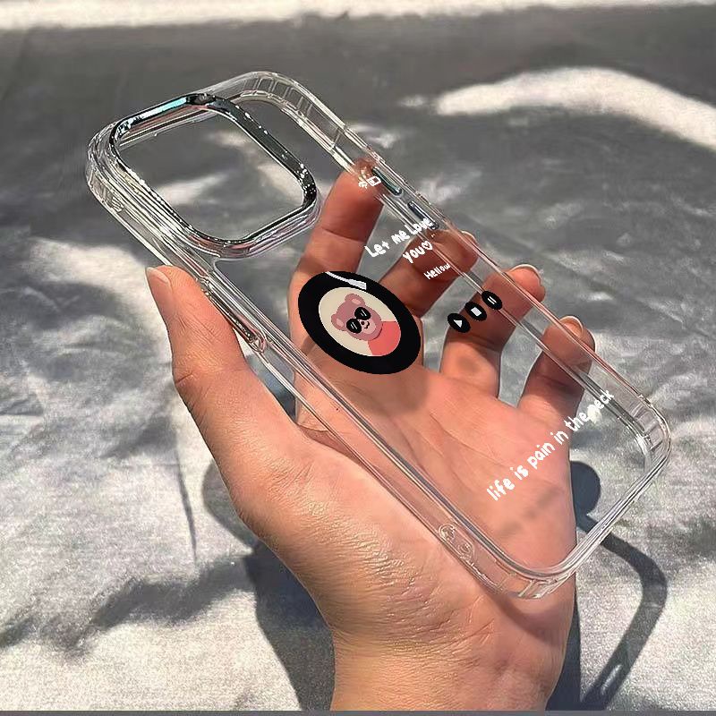 ✅Ốp Điện Thoại Mềm Chống Sốc In Hình Gấu 13 Kiểu Đơn Giản Cho Iphone 8 max 14pro 12117 / PRDT