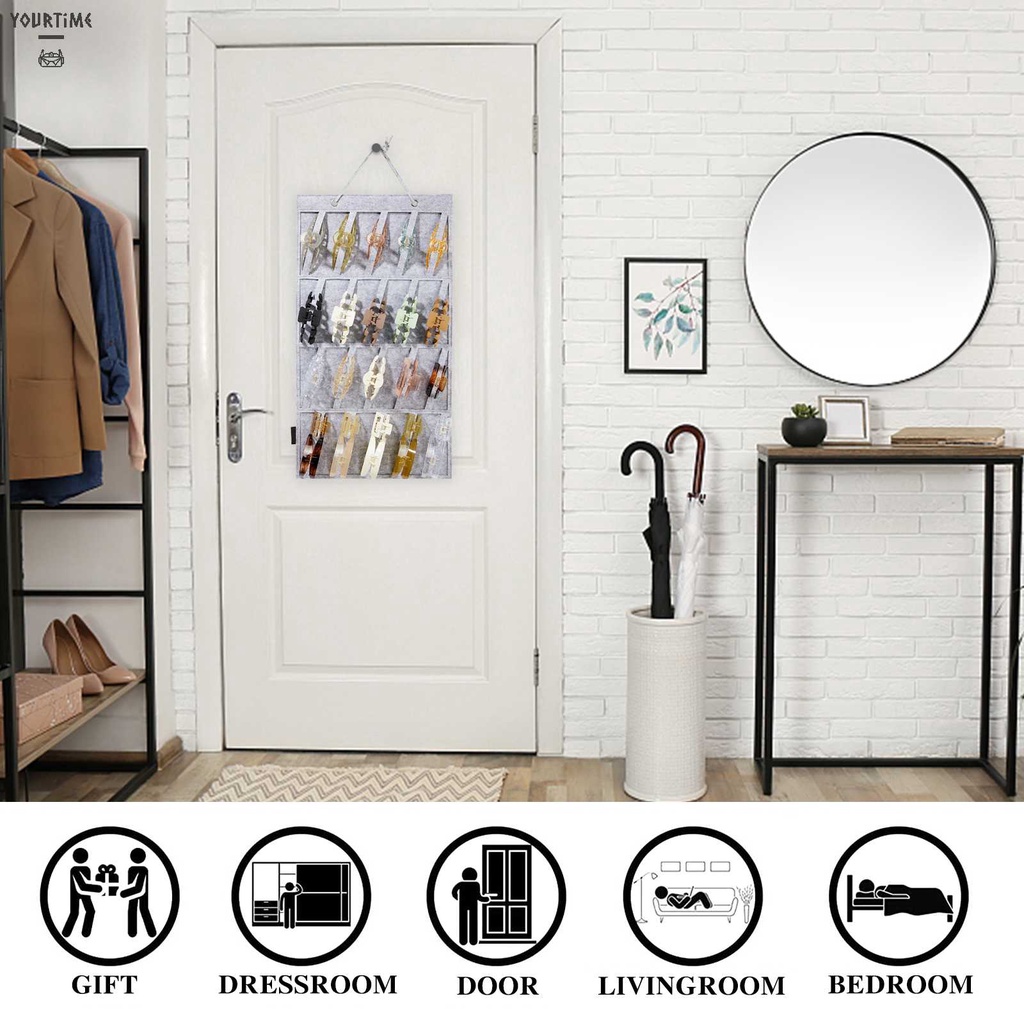 Túi Treo Tường Đựng Kẹp Tóc Tiện Lợi