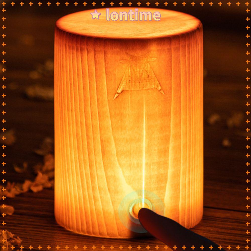 Đèn Ngủ Bằng Gỗ Màu Vàng Dùng Làm Quà Tặng