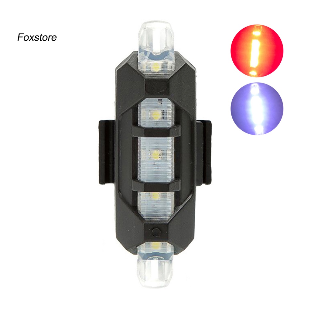 1 Bộ Đèn Cảnh Báo Trọng Lượng Nhẹ Gắn Đuôi Xe Đạp