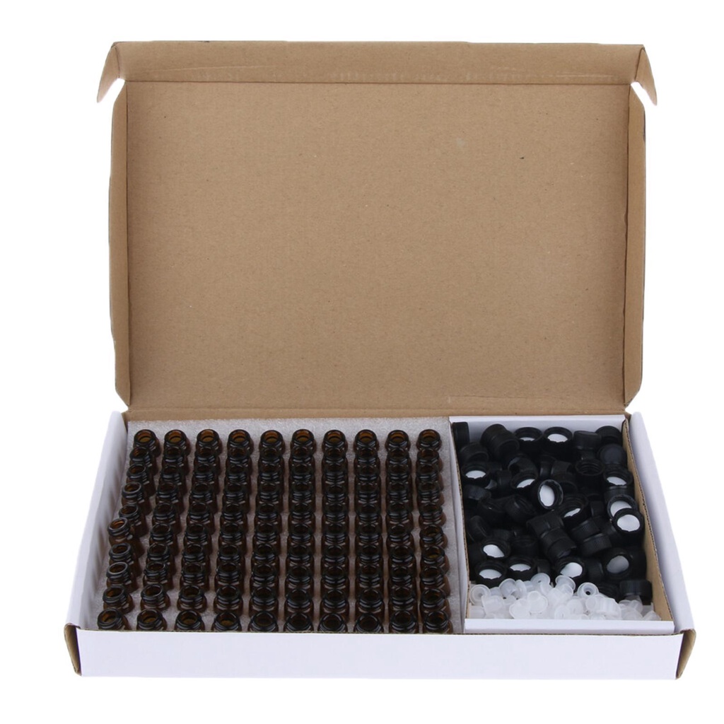 Bình Rỗng Đựng Tinh Dầu Dạng Lỏng Chống Rò Rỉ Màu Hổ Phách