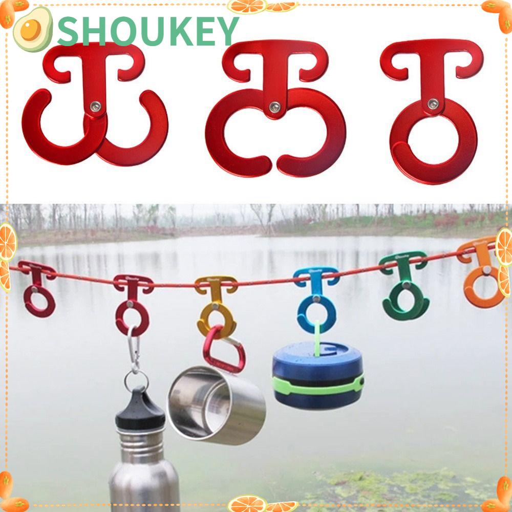 Bộ 3 Móc Khóa Dây Lều Cắm Trại Đa Năng Tiện Dụng