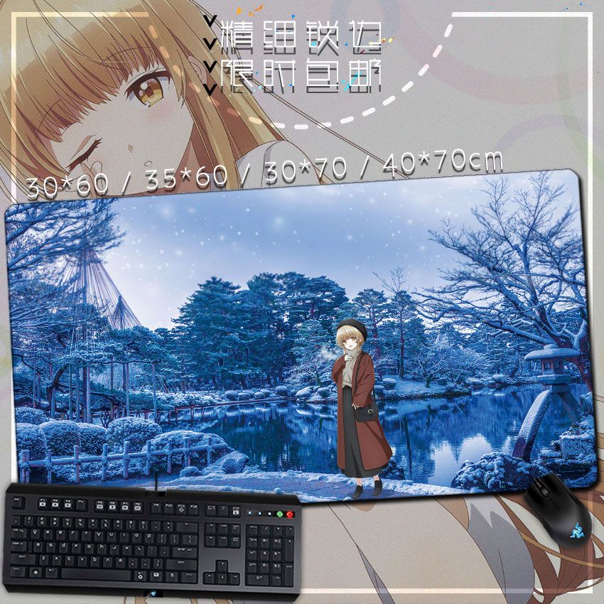 The Angel Next Door Spoils Me Rotten Shiina Mahiru Mouse pad desk mat