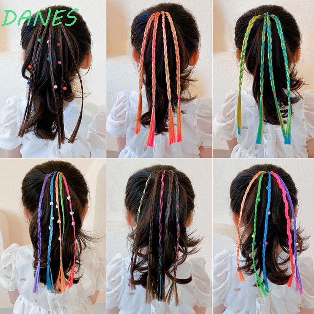 Bím Tóc Giả Bện Bằng Sợi Chịu Nhiệt Tự Nhiên Cho Bé Gái