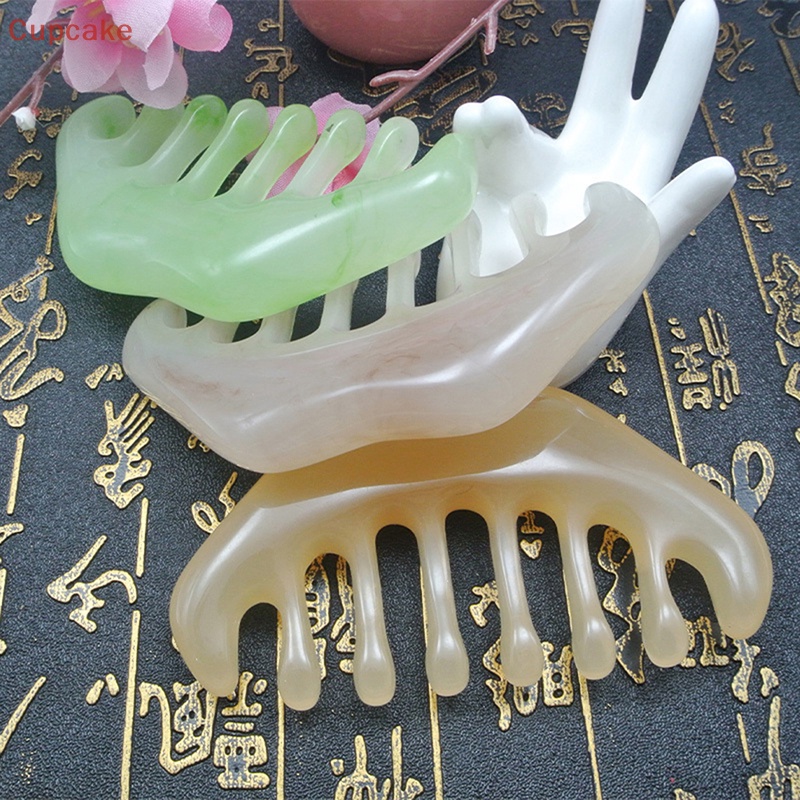 1 Lược Mát Xa Bằng Nhựa Resin Răng Thưa Mát Xa Da Đầu