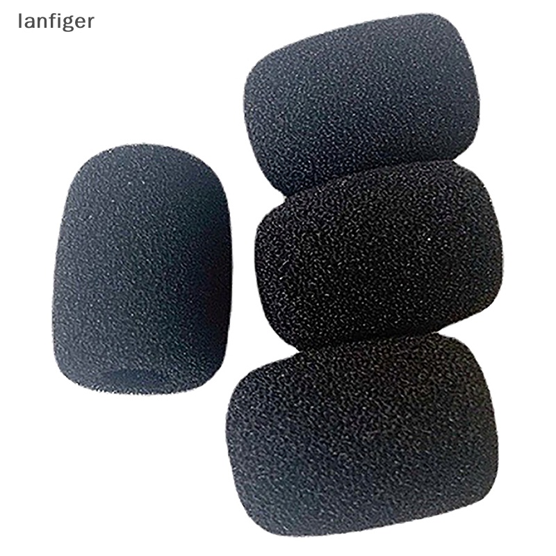 Set 10 Mút Bọc Đầu Micro Màu Đen Thông Dụng