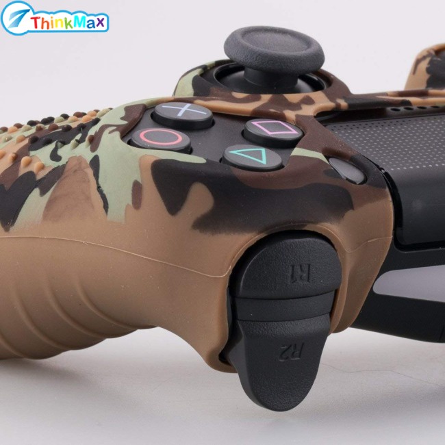 Ốp bảo vệ tay cầm chơi game THINKMAX họa tiết rằn ri cho Sony PS4 Slim / Pro