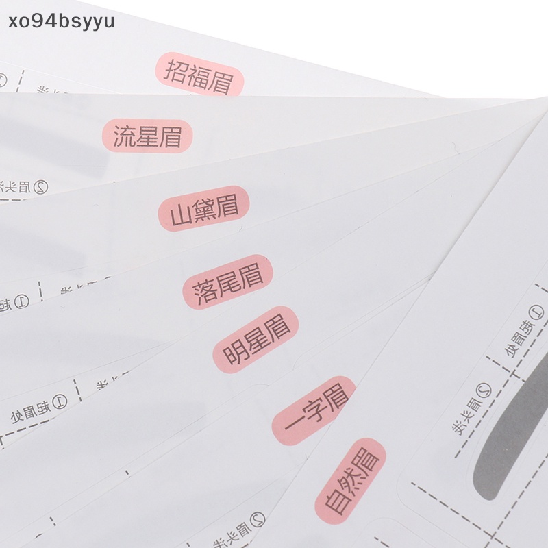 24 Cặp Khuôn Kẻ Lông Mày Xo94Bsyu Có Thể Điều Chỉnh Tiện Dụng