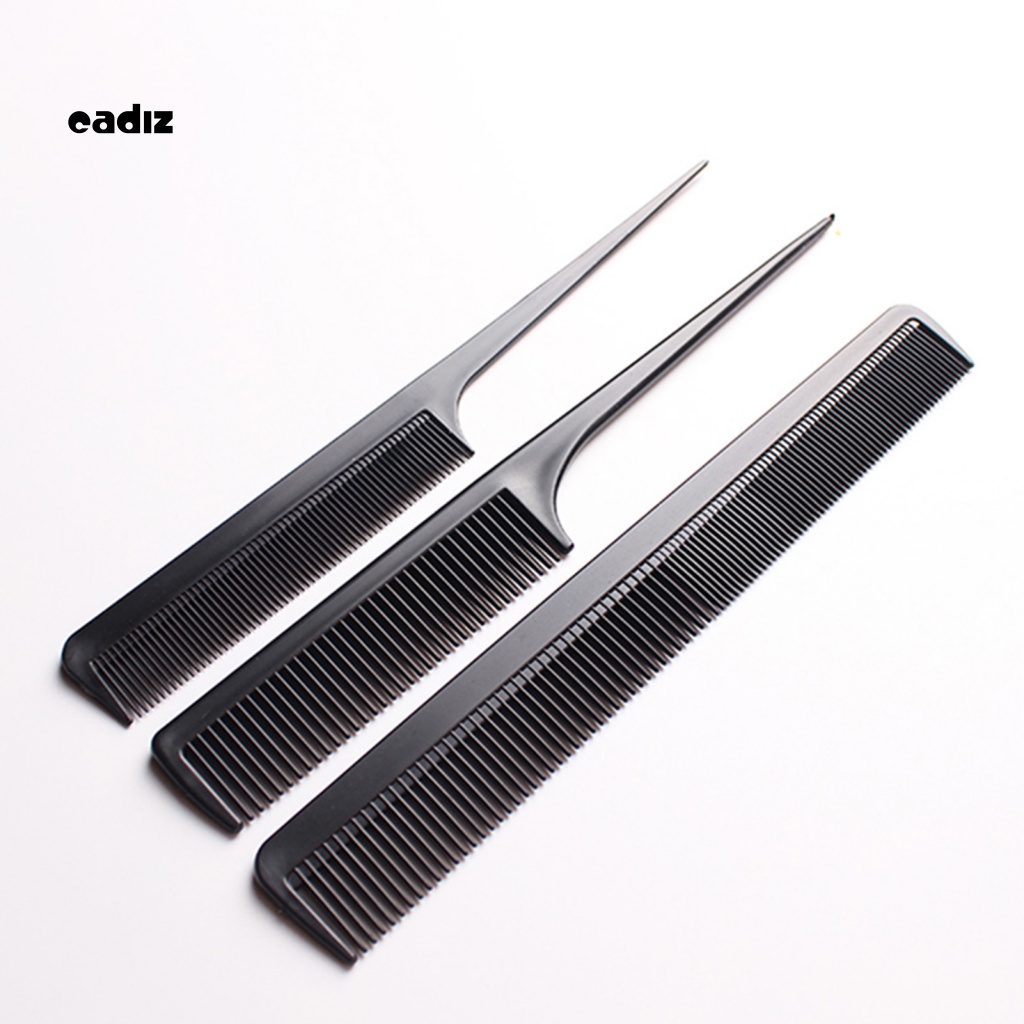 Bộ 10 Lược Chải Tóc Bằng Nhựa Màu Đen Siêu Bền Tiện Dụng