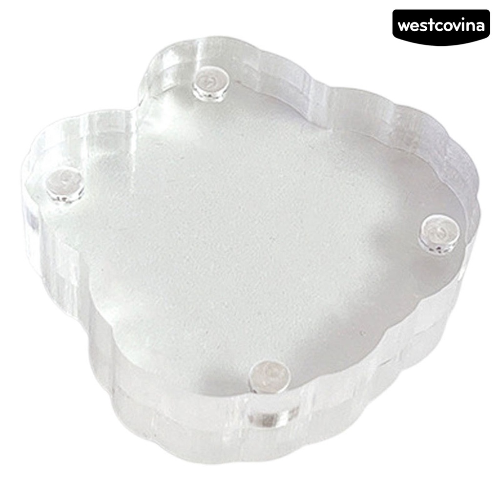 [WSTN]✎Thẻ Gạch Ốp Điện Thoại Bằng Acrylic Trong Suốt Bề Mặt Mịn Hình Chữ Nhật / Thỏ / Kẹo DIY