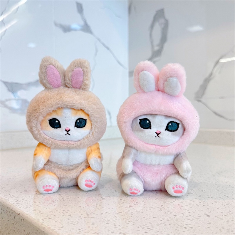 Thú Nhồi Bông Hình Cá Mập / Mèo / Thỏ Hoạt Hình Dễ Thương