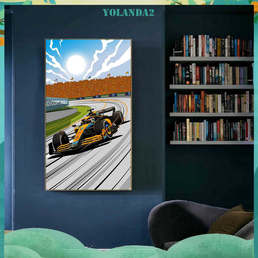 Tranh Đính Đá Kim Cương Toàn Bộ 5D DIY Hình Vẽ Đua Xe