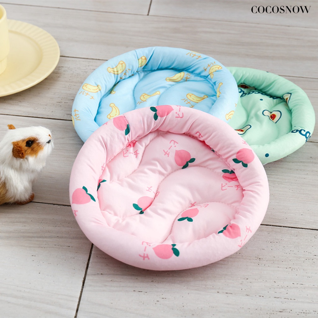 Đệm Nằm Vải Lụa Lạnh Mát Mẻ Thoải Mái Mùa Hè Cho Chuột Hamster / Thỏ / Nhím / Sóc
